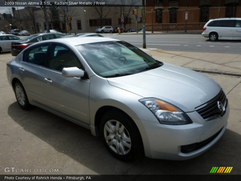 Radiant Silver Metallic / Frost 2009 Nissan Altima 2.5 SL