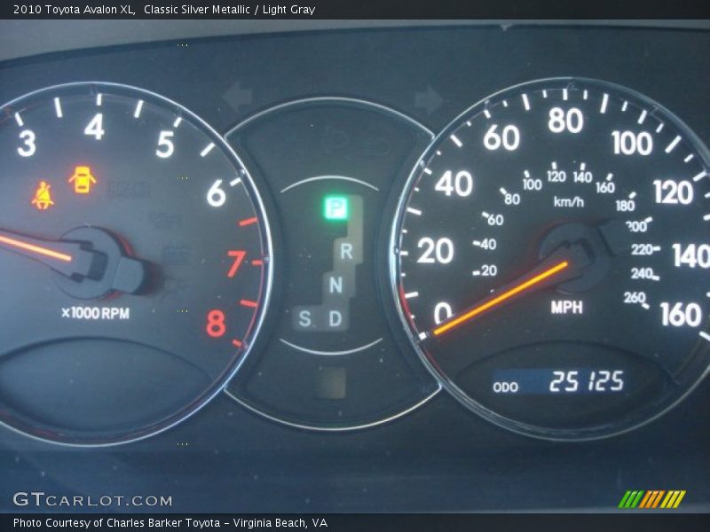 Classic Silver Metallic / Light Gray 2010 Toyota Avalon XL
