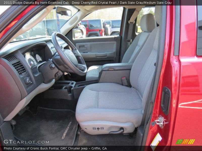 Deep Cherry Red Crystal Pearl / Dark Slate Gray/Medium Slate Gray 2011 Dodge Dakota Big Horn Extended Cab