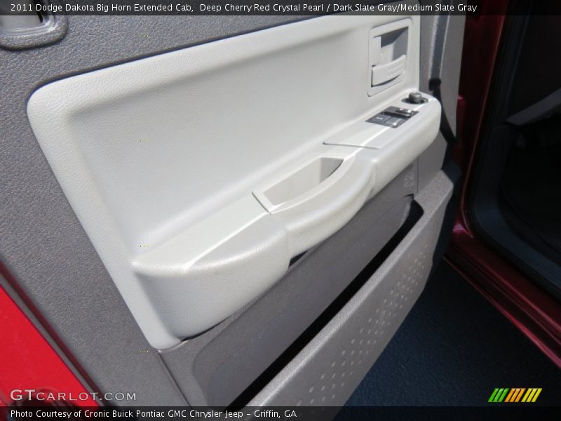 Deep Cherry Red Crystal Pearl / Dark Slate Gray/Medium Slate Gray 2011 Dodge Dakota Big Horn Extended Cab