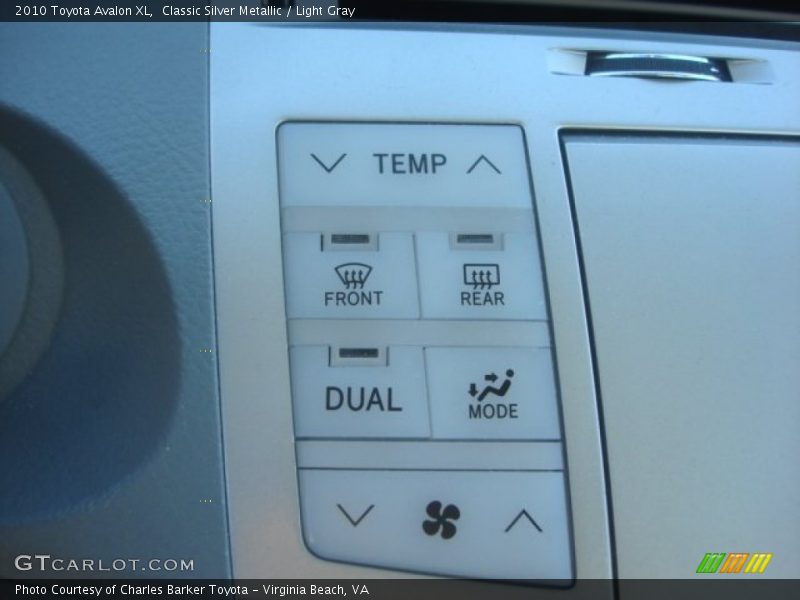 Controls of 2010 Avalon XL