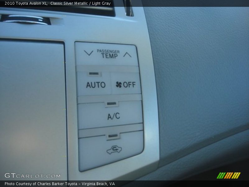 Controls of 2010 Avalon XL
