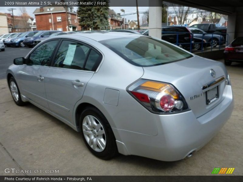 Radiant Silver Metallic / Frost 2009 Nissan Altima 2.5 SL