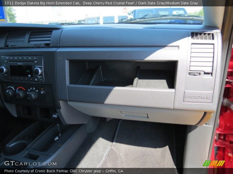 Deep Cherry Red Crystal Pearl / Dark Slate Gray/Medium Slate Gray 2011 Dodge Dakota Big Horn Extended Cab
