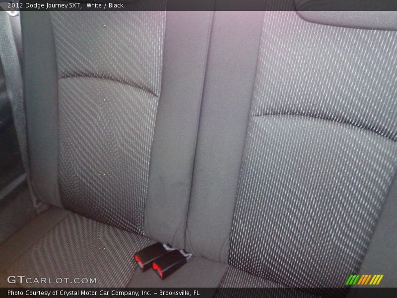 White / Black 2012 Dodge Journey SXT