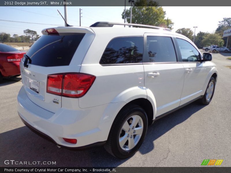 White / Black 2012 Dodge Journey SXT