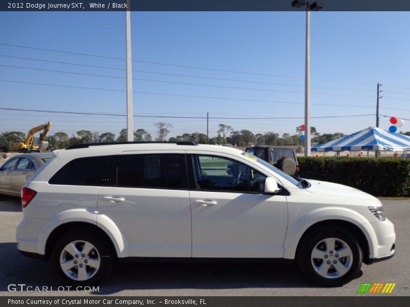 White / Black 2012 Dodge Journey SXT