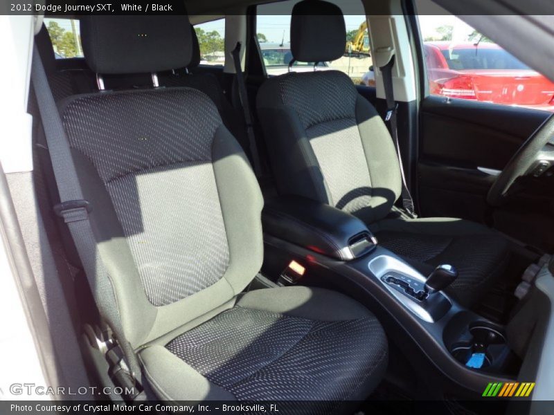 White / Black 2012 Dodge Journey SXT