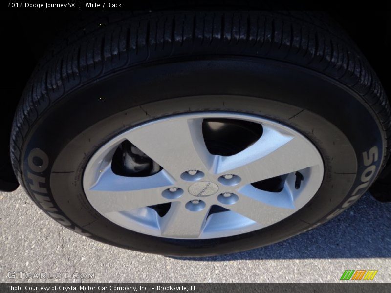 White / Black 2012 Dodge Journey SXT