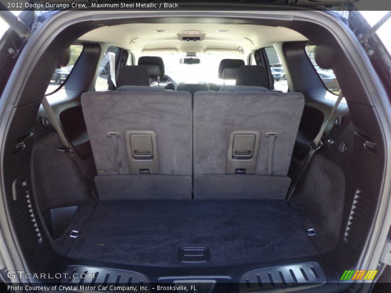 Maximum Steel Metallic / Black 2012 Dodge Durango Crew