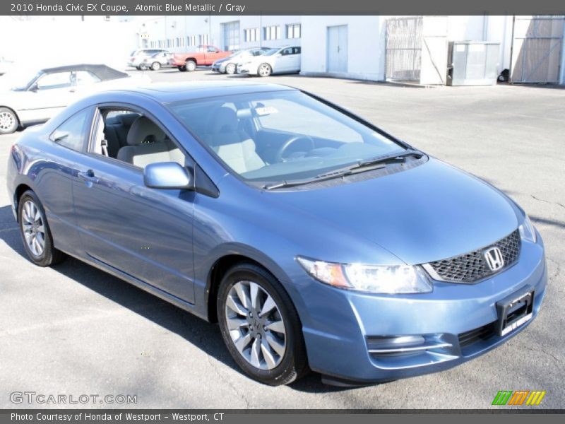 Front 3/4 View of 2010 Civic EX Coupe