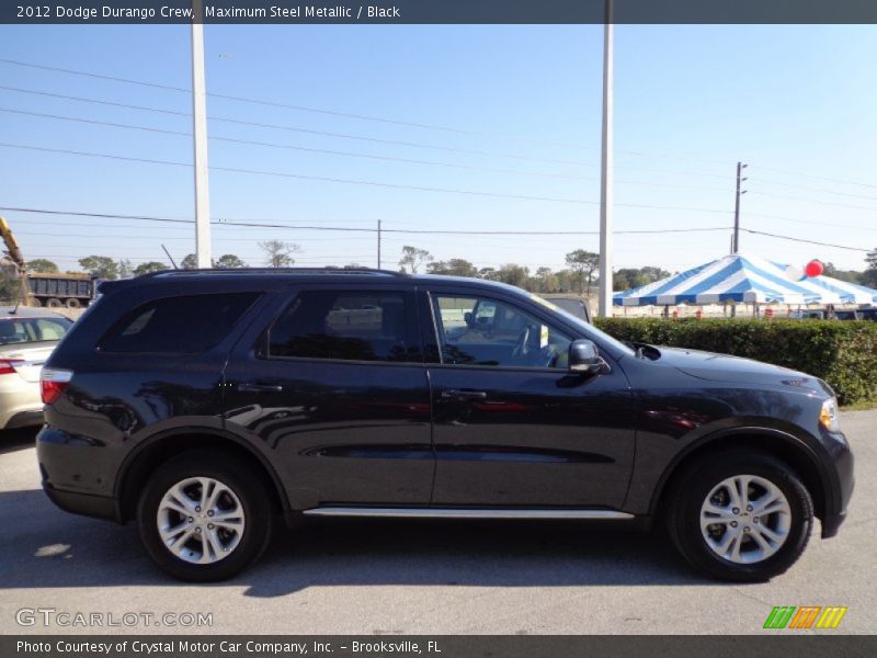 Maximum Steel Metallic / Black 2012 Dodge Durango Crew