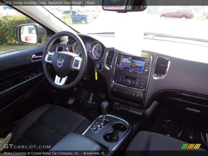 Maximum Steel Metallic / Black 2012 Dodge Durango Crew