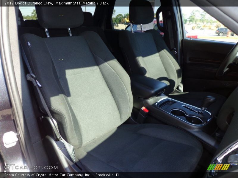 Maximum Steel Metallic / Black 2012 Dodge Durango Crew