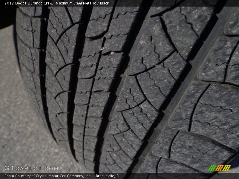Maximum Steel Metallic / Black 2012 Dodge Durango Crew