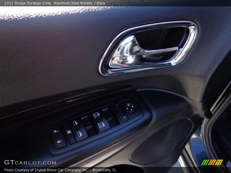 Maximum Steel Metallic / Black 2012 Dodge Durango Crew