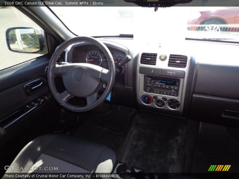 Summit White / Ebony 2008 GMC Canyon SLE Crew Cab