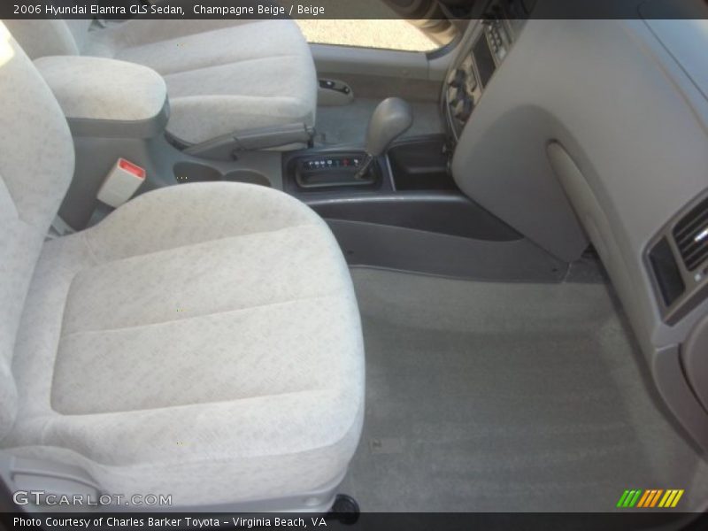 Champagne Beige / Beige 2006 Hyundai Elantra GLS Sedan
