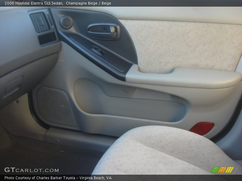 Champagne Beige / Beige 2006 Hyundai Elantra GLS Sedan