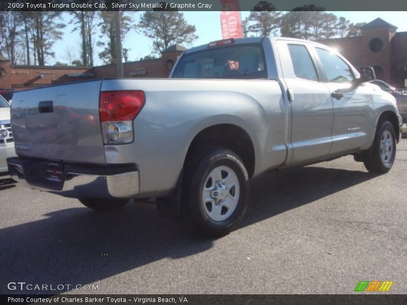 Silver Sky Metallic / Graphite Gray 2009 Toyota Tundra Double Cab