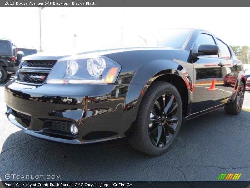 Black / Black 2013 Dodge Avenger SXT Blacktop