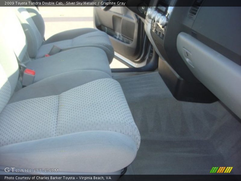 Silver Sky Metallic / Graphite Gray 2009 Toyota Tundra Double Cab