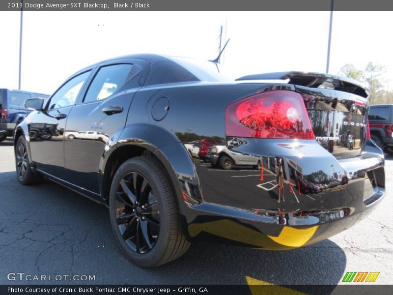 Black / Black 2013 Dodge Avenger SXT Blacktop