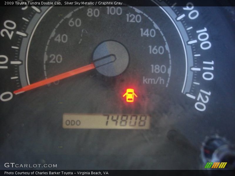 Silver Sky Metallic / Graphite Gray 2009 Toyota Tundra Double Cab