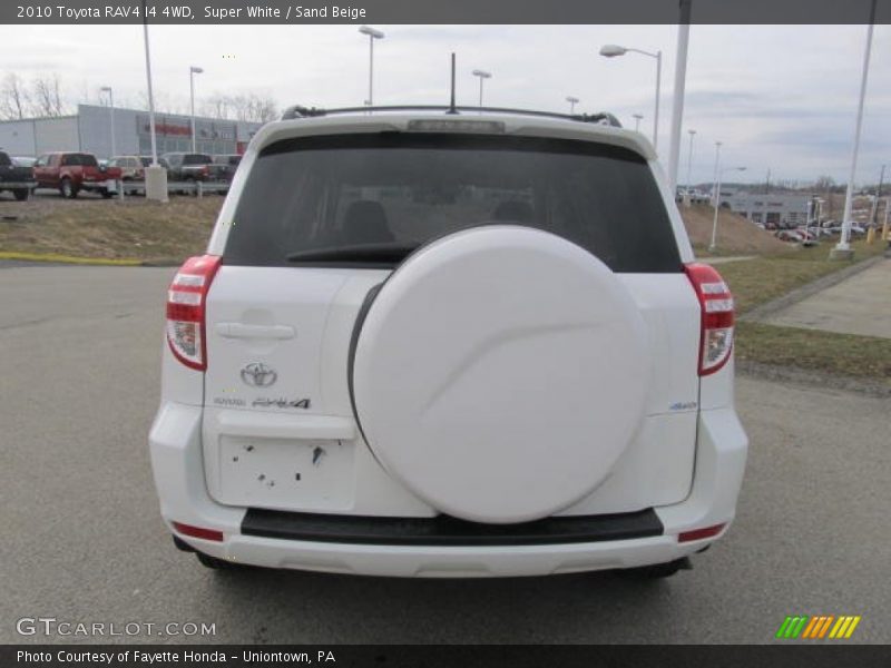 Super White / Sand Beige 2010 Toyota RAV4 I4 4WD