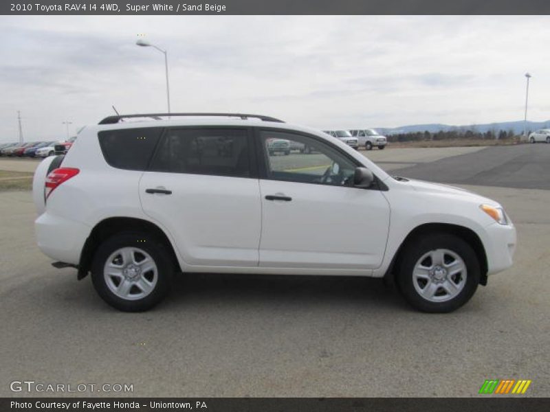 Super White / Sand Beige 2010 Toyota RAV4 I4 4WD