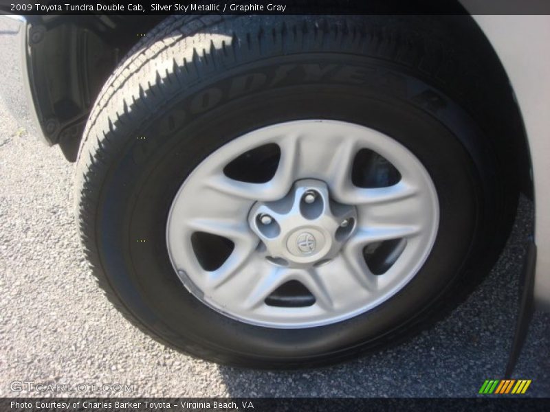 Silver Sky Metallic / Graphite Gray 2009 Toyota Tundra Double Cab