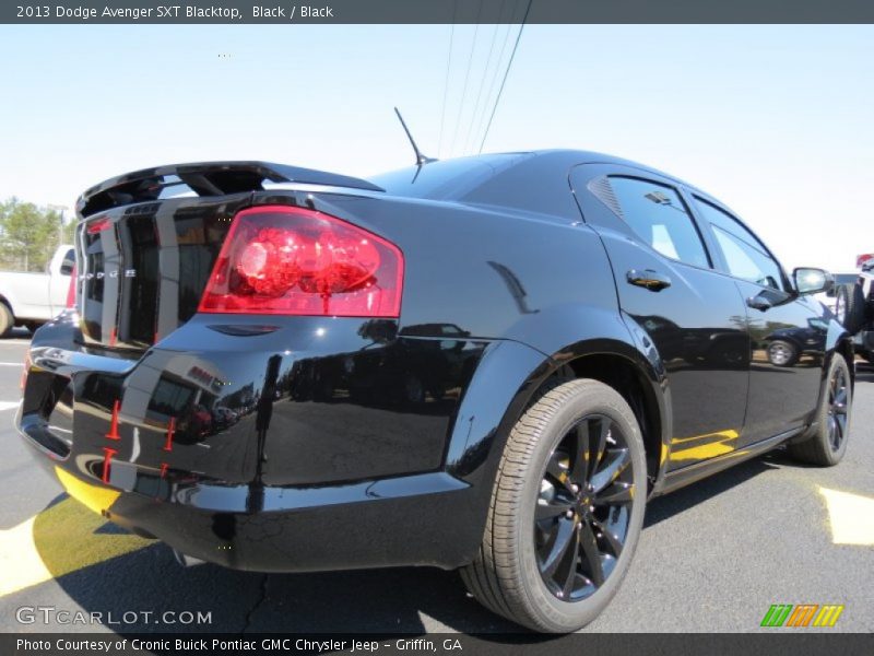 Black / Black 2013 Dodge Avenger SXT Blacktop