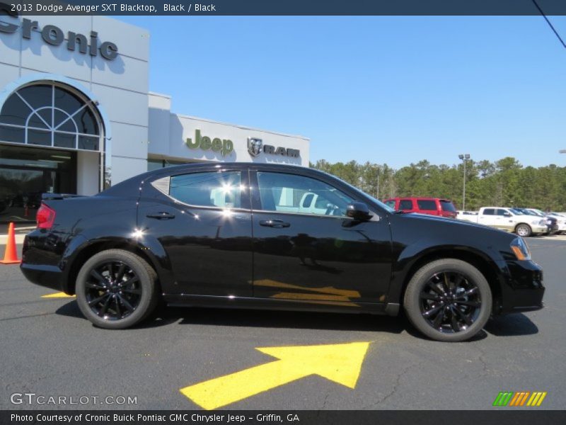 Black / Black 2013 Dodge Avenger SXT Blacktop