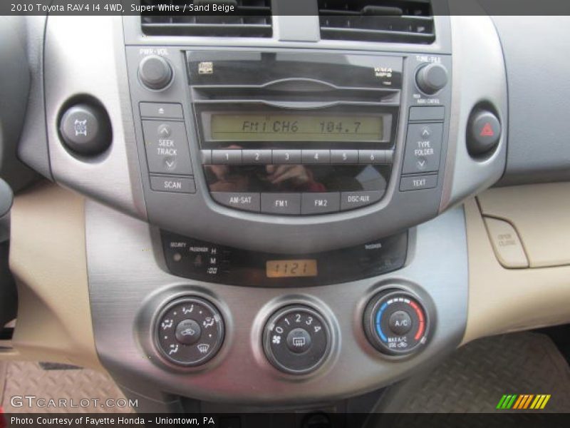 Controls of 2010 RAV4 I4 4WD