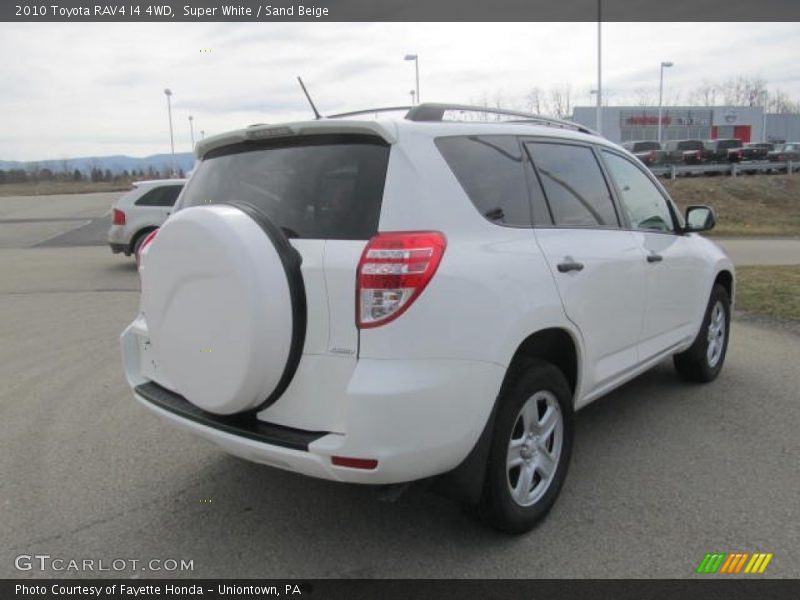 Super White / Sand Beige 2010 Toyota RAV4 I4 4WD