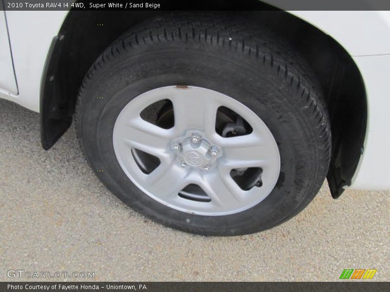 Super White / Sand Beige 2010 Toyota RAV4 I4 4WD