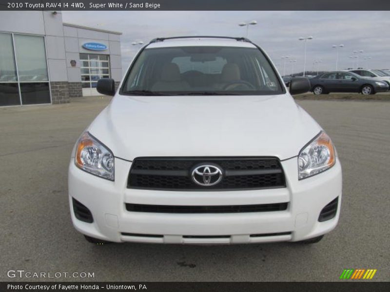 Super White / Sand Beige 2010 Toyota RAV4 I4 4WD