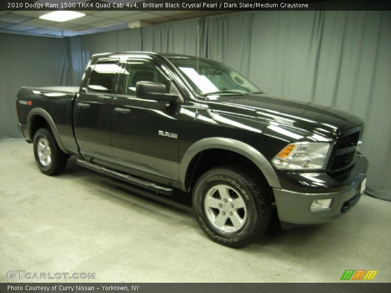 Brilliant Black Crystal Pearl / Dark Slate/Medium Graystone 2010 Dodge Ram 1500 TRX4 Quad Cab 4x4