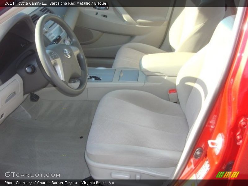 Barcelona Red Metallic / Bisque 2011 Toyota Camry LE
