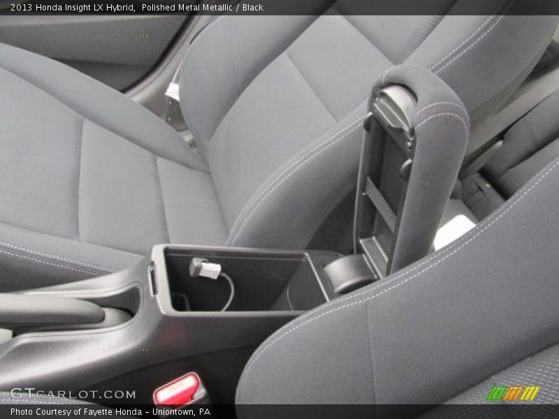 Polished Metal Metallic / Black 2013 Honda Insight LX Hybrid