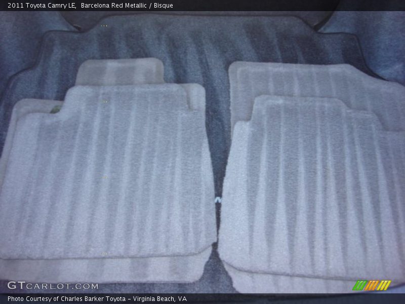 Barcelona Red Metallic / Bisque 2011 Toyota Camry LE