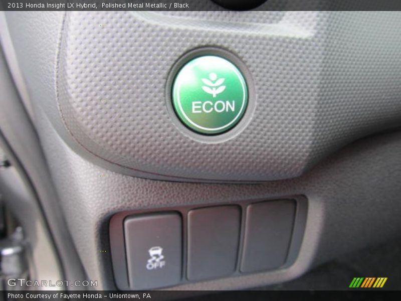 Controls of 2013 Insight LX Hybrid
