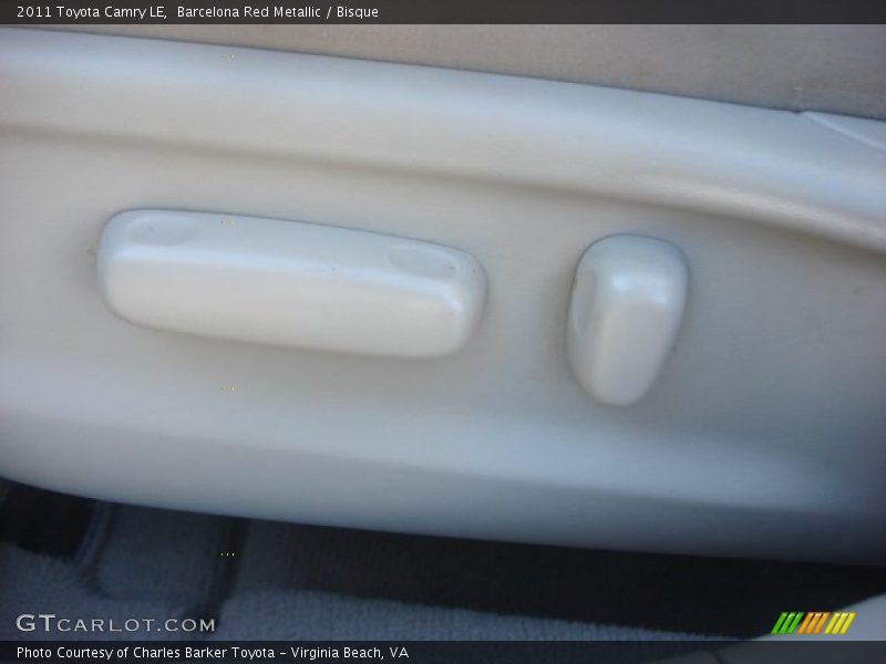 Barcelona Red Metallic / Bisque 2011 Toyota Camry LE