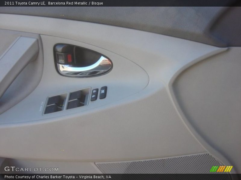 Barcelona Red Metallic / Bisque 2011 Toyota Camry LE