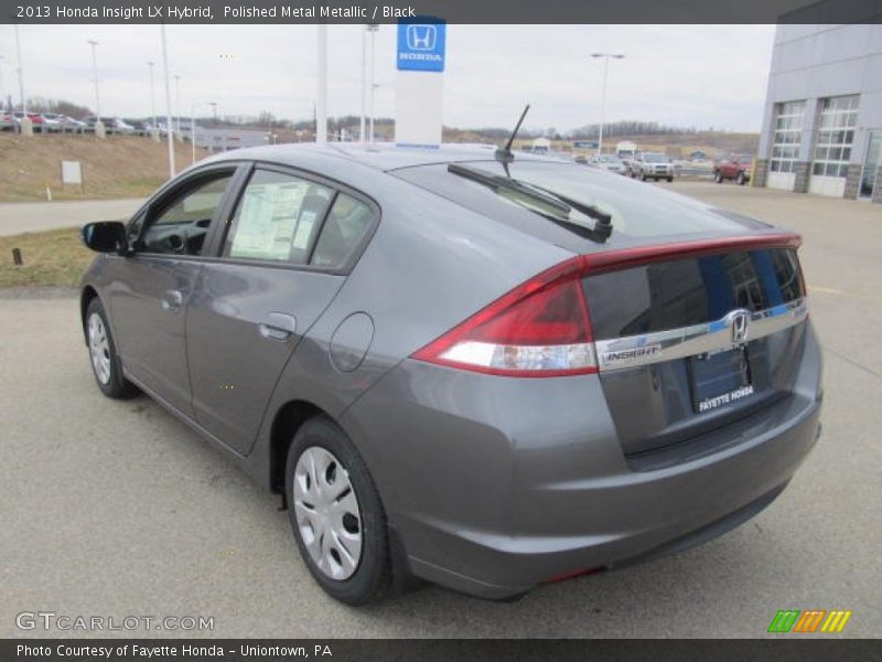 Polished Metal Metallic / Black 2013 Honda Insight LX Hybrid