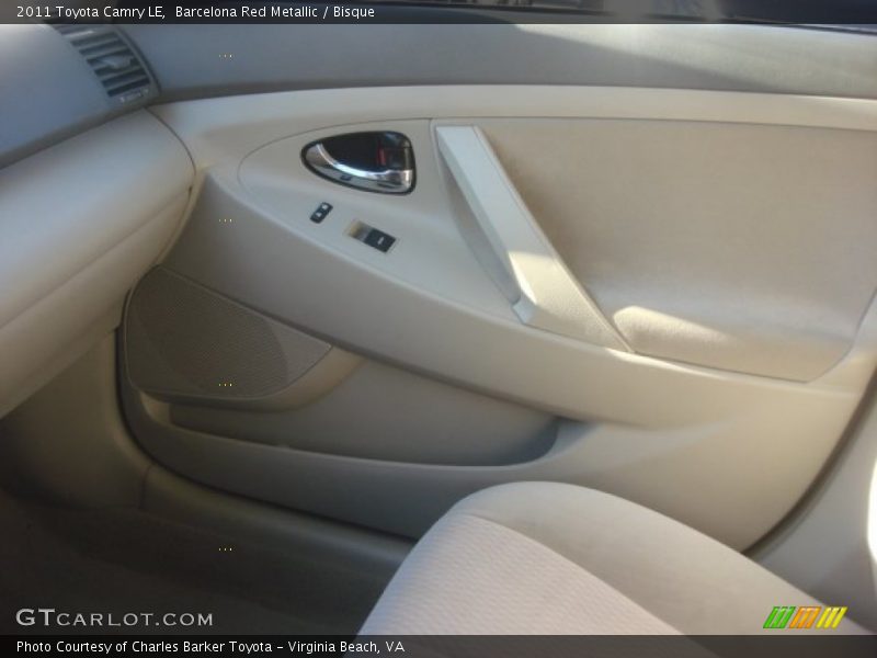 Barcelona Red Metallic / Bisque 2011 Toyota Camry LE