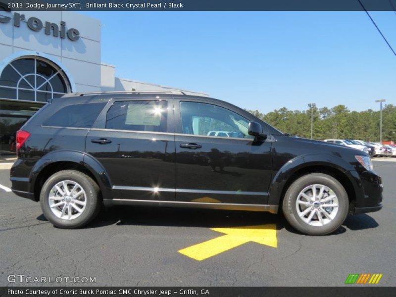 Brilliant Black Crystal Pearl / Black 2013 Dodge Journey SXT