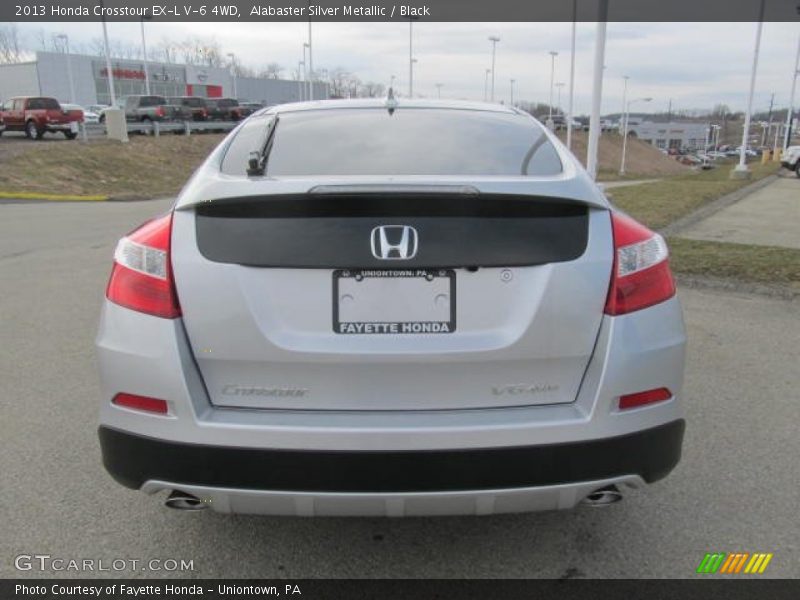 Alabaster Silver Metallic / Black 2013 Honda Crosstour EX-L V-6 4WD