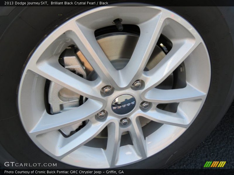 Brilliant Black Crystal Pearl / Black 2013 Dodge Journey SXT