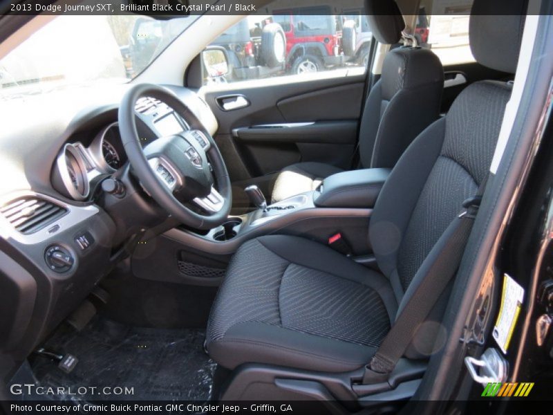 Brilliant Black Crystal Pearl / Black 2013 Dodge Journey SXT